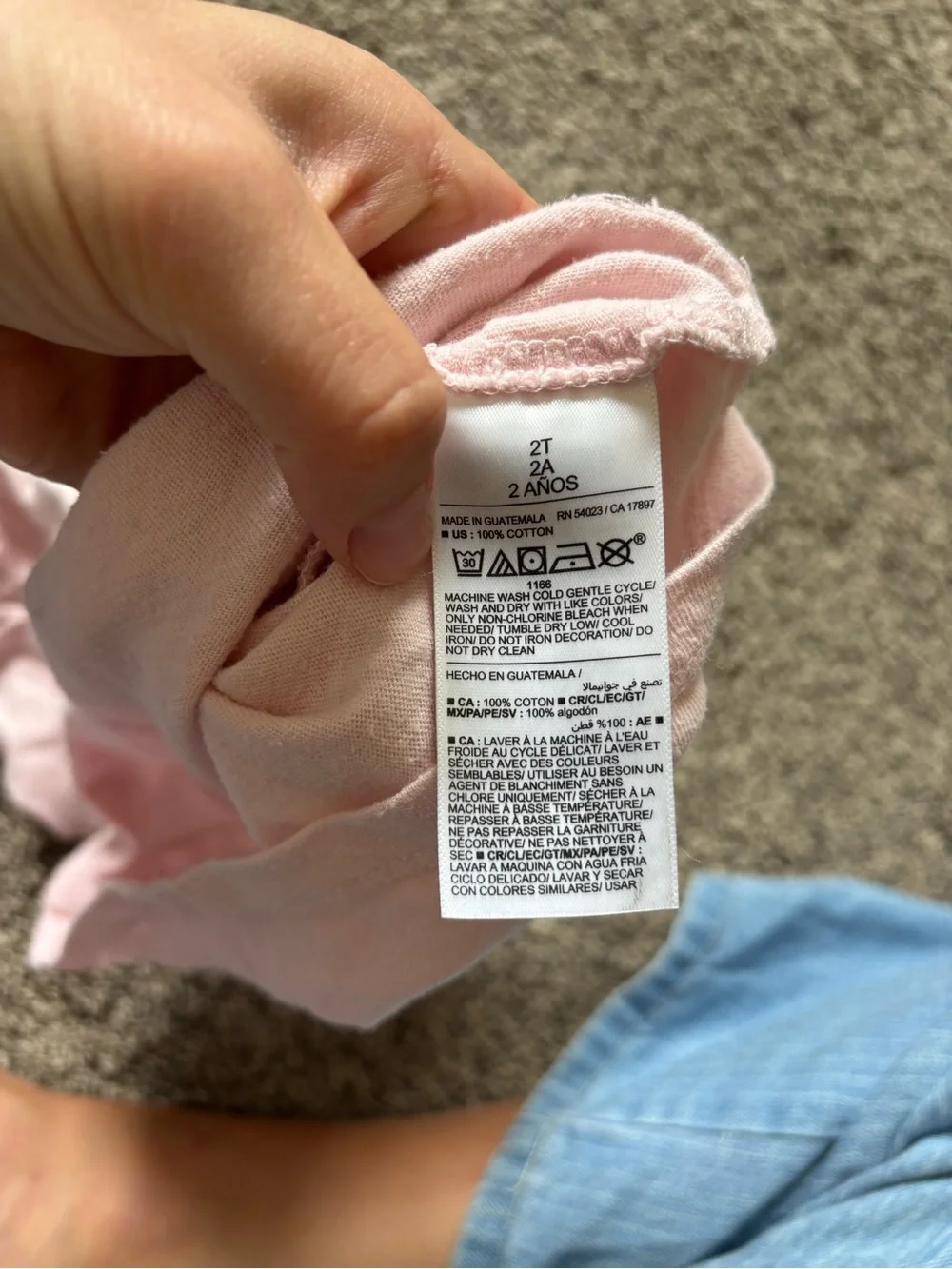 Old Navy Light Pink Ballerina Graphic Short Sleeve Tee